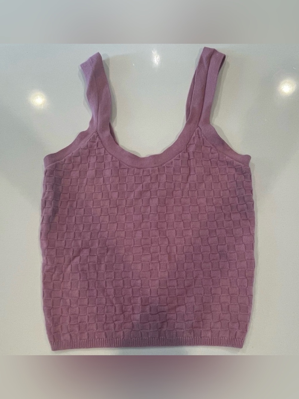 Abercrombie & Fitch Lavender Knit Tank Top